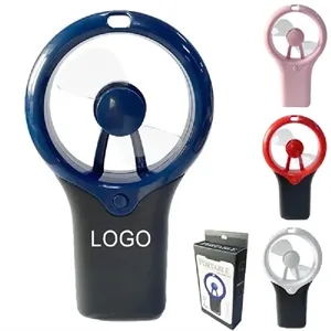 USB Rechargeable Portable Soft Blade Fan 3 Speeds