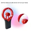 USB Rechargeable Portable Soft Blade Fan 3 Speeds | https://www.bestnamebadges.com