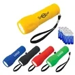 9 LED/COB Rubber Flashlight with Lanyard | https://www.bestnamebadges.com