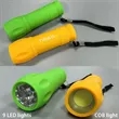 9 LED/COB Rubber Flashlight with Lanyard | https://www.bestnamebadges.com