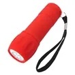 9 LED/COB Rubber Flashlight with Lanyard | https://www.bestnamebadges.com