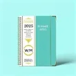 2025 A5 Metal Coil Weekly Monthly Planner | https://www.bestnamebadges.com