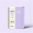2025 A5 Metal Coil Weekly Monthly Planner | https://www.bestnamebadges.com