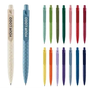 0.5mm Gel Pen Black Ink Wheat Fibre Eco-Friendly