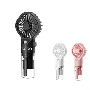 2-in-1 Handheld Misting Fan - 4 Speeds, 7 Blades