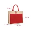 Natural Jute PVC Laminated Beach Bag | https://www.bestnamebadges.com