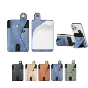 PU Leather Phone Card Holder 3M Adhesive