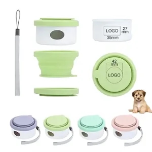 5 oz 3-in-1 Collapsible Pet Bowl with Snack Box
