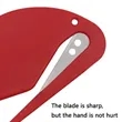 Polycarbonate Envelope Slitter Letter Opener | https://www.bestnamebadges.com