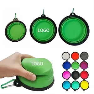 TPE Collapsible Dog Bowl - Portable, 9 Colors