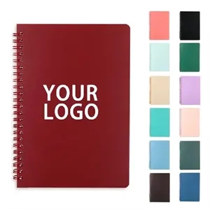 A5 Spiral Polypropylene Notebook, 80 Sheets