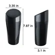 ABS Mini Car Trash Can with Spring Lid | https://www.bestnamebadges.com