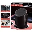 ABS Mini Car Trash Can with Spring Lid | https://www.bestnamebadges.com
