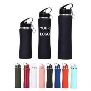 Spill-Proof Stainless Steel Insulated Water Bottle with