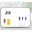 Lightweight Double-Sided Magnetic Dry Erase Board Set | https://www.bestnamebadges.com