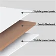 Lightweight Double-Sided Magnetic Dry Erase Board Set | https://www.bestnamebadges.com