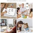 Lightweight Double-Sided Magnetic Dry Erase Board Set | https://www.bestnamebadges.com
