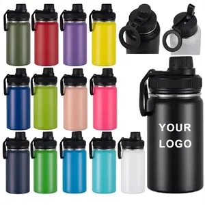 12 oz Double Wall Vacuum Insulated Water Bottle