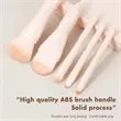 Mini Travel Makeup Brush Set with Case | https://www.bestnamebadges.com