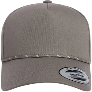 YP Classics Retro Cotton Blend Five-Panel Rope Cap - 5079BD