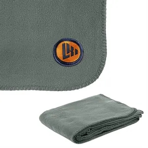 260g Anti-Pill Embroidered Fleece Throw Blanket 50" x 60"