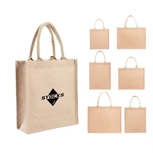Carrying burlap bags
