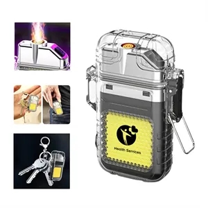 Multifunctional keychain light lighter
