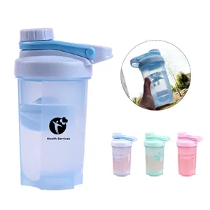 17oz Plastic Cup Sports Water Bottle Shaker