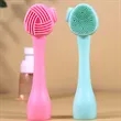 Multi function Silicone Face Massage Brush With Long Handle | https://www.bestnamebadges.com