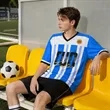 Custom Sublimated Performance V-Neck Soccer Jersey | https://www.bestnamebadges.com