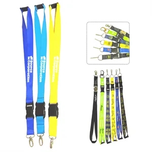 Custom 1" Reflective Lanyard with Lobster Claw