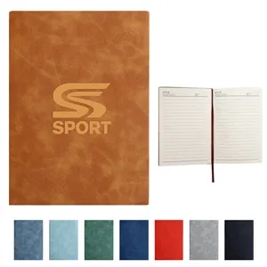 A5 Soft Cover Leather Travel Notebook Journal
