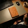 A5 Soft Cover Leather Travel Notebook Journal | https://www.bestnamebadges.com