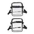 Stadium Approved Clear PVC Crossbody Bag | https://www.bestnamebadges.com