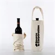 Single Bottle Canvas Bag | https://www.bestnamebadges.com