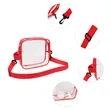 Clear PVC Crossbody Stadium Bag Sports Pack | https://www.bestnamebadges.com