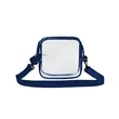 Clear PVC Crossbody Stadium Bag Sports Pack | https://www.bestnamebadges.com