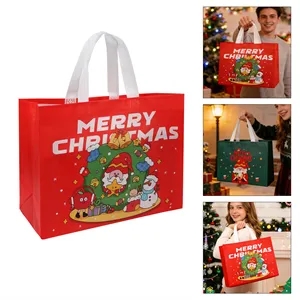 Full Color Laminated Non Woven Grocery Tote Bag