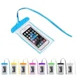 Universal Clear PVC Waterproof Phone Pouch W/ Lanyard | https://www.bestnamebadges.com
