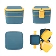 Stackable Double Layer Bento Lunch Box W/ Spoon & Handle | https://www.bestnamebadges.com
