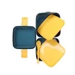 Stackable Double Layer Bento Lunch Box W/ Spoon & Handle | https://www.bestnamebadges.com