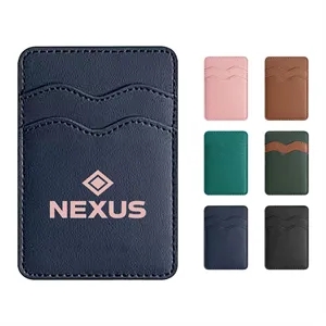 PU Leather Adhesive Phone Wallet Card Holder