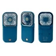 Rechargeable Foldable Mini Hand Fan Power Bank W/ Lanyard | https://www.bestnamebadges.com