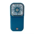 Rechargeable Foldable Mini Hand Fan Power Bank W/ Lanyard | https://www.bestnamebadges.com