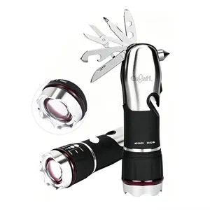 11 in 1 Portable Emergency Multi Tool LED Flashlight