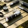 11 in 1 Portable Emergency Multi Tool LED Flashlight | https://www.bestnamebadges.com