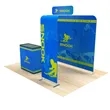 10ft Custom Trade Show Booth Display With Bridge Arch | https://www.bestnamebadges.com
