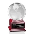 Globe Award on Radison Base | https://www.bestnamebadges.com