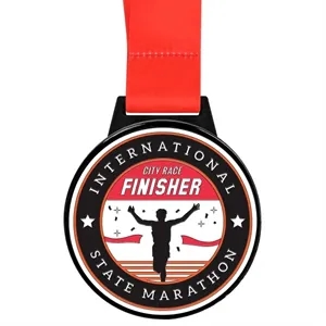 2" Custom Shaped Single Sided Hard Enamel Medal