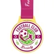 2" Custom Shaped Single Sided Hard Enamel Medal | https://www.bestnamebadges.com